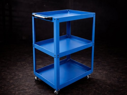 Mavi Parça Taşıma Arabası