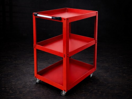 Kırmızı Parça Taşıma Arabası